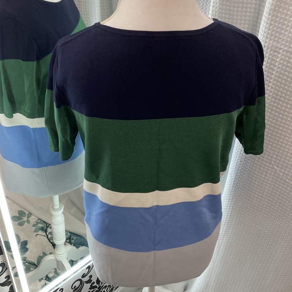 Ann Taylor Colorblock short sleeve sweater - Picture 5 of 5